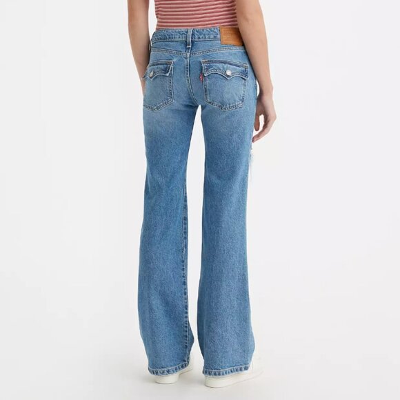 Levi's Denim - Levi's Naughties Low Rise Bootcut Vintage 2000 Back Pocket Light Blue Jeans